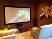 729 Congo - A TV room with a movie theater feel